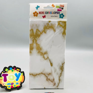 10Pcs Mini Marble Design Paper Envelop Set